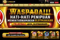 SLOTMANIA89-Situs-Rekomendasi-Resmi-Terbaik